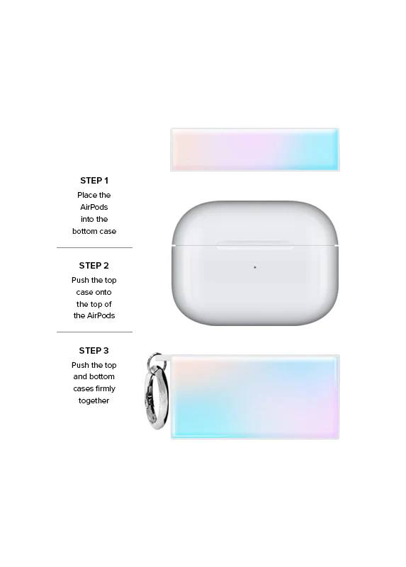 SQUARE® Iridescent AirPods Case - Image 5
