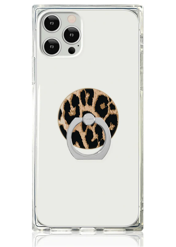 Leopard Print Adhesive Phone Ring Stand - Image 2