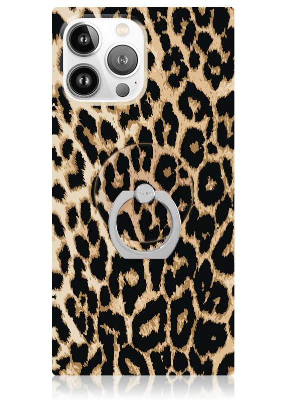 Leopard Print Adhesive Phone Ring Stand - Image 3