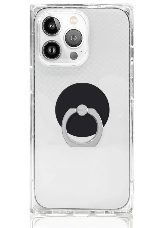 Matte Black Adhesive Phone Ring Stand - Image 2