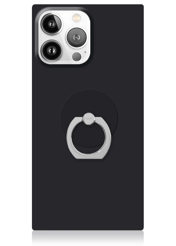 Matte Black Adhesive Phone Ring Stand - Image 3
