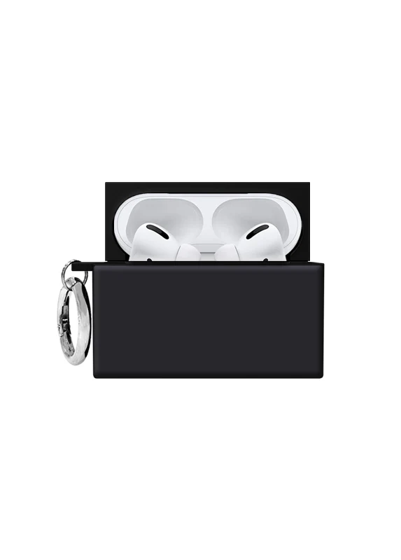 SQUARE® Matte Black AirPods Case - Image 17