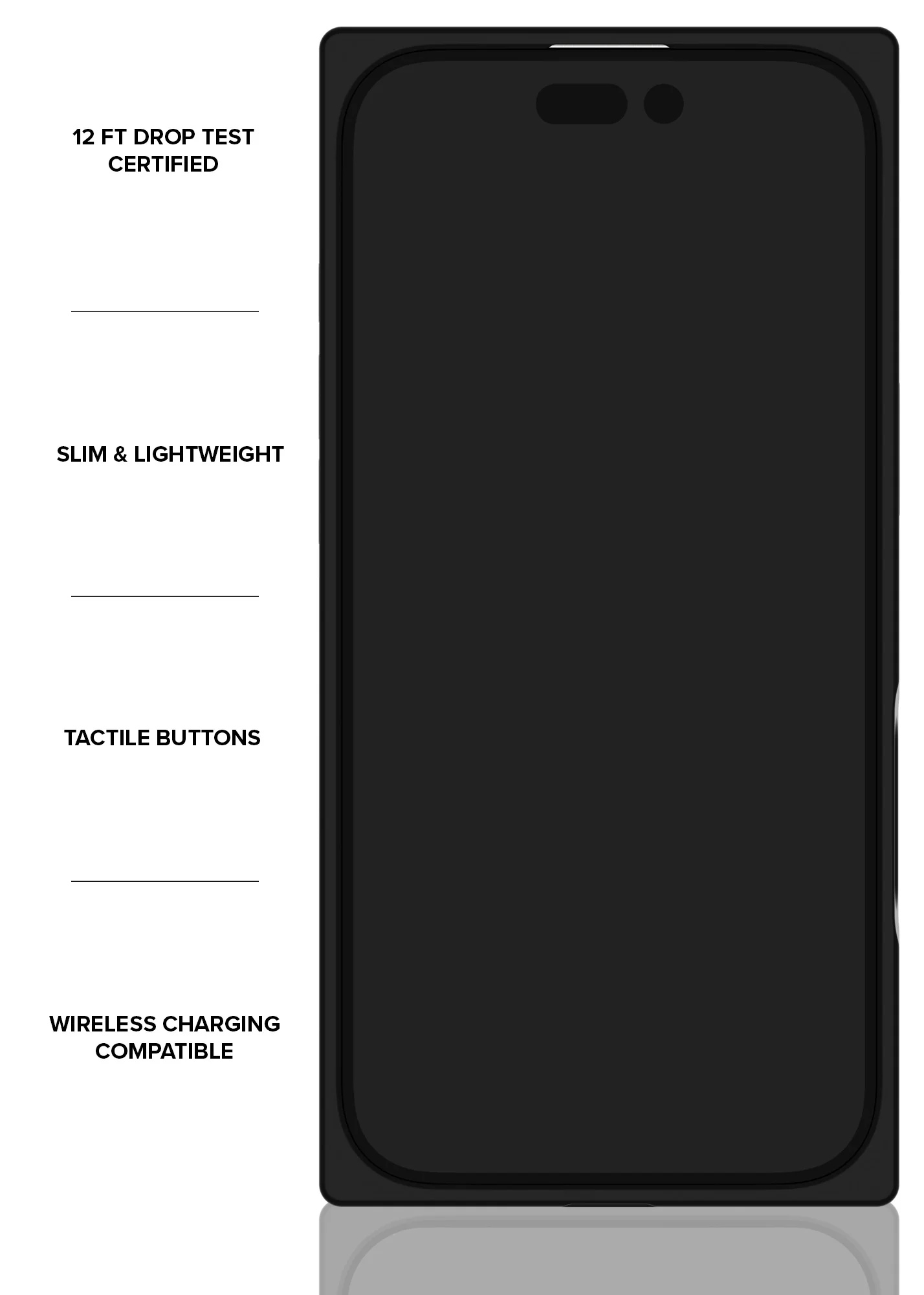 SQUARE® Matte Black iPhone Case - Image 83