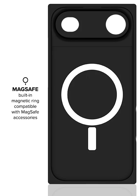 SQUARE® Matte Black iPhone Case - Image 90