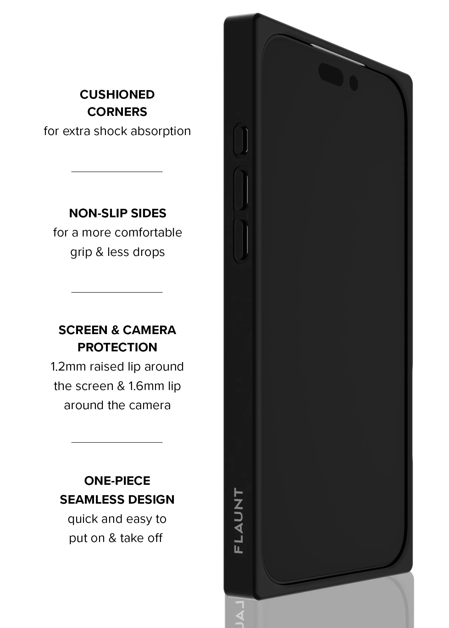 SQUARE® Matte Black iPhone Case - Image 94