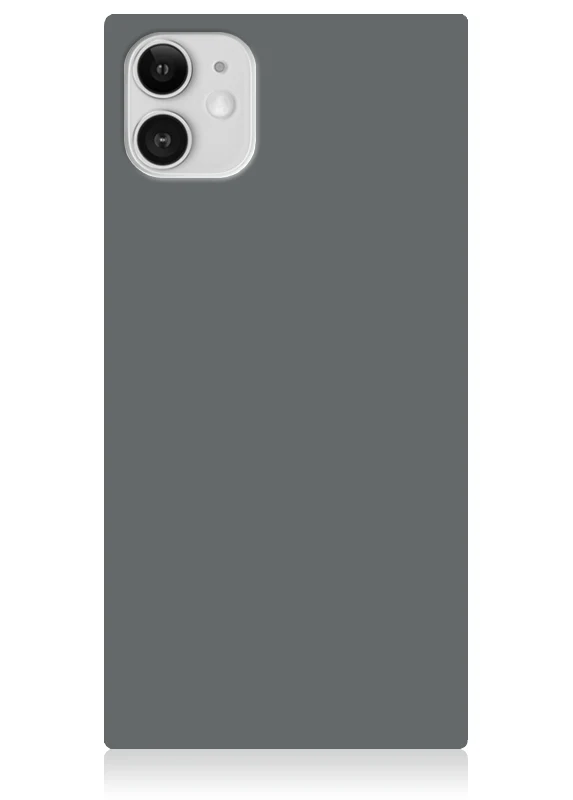 SQUARE® Matte Gray iPhone Case - Image 13