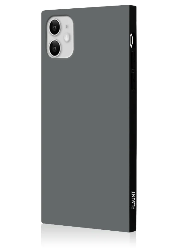 SQUARE® Matte Gray iPhone Case - Image 14
