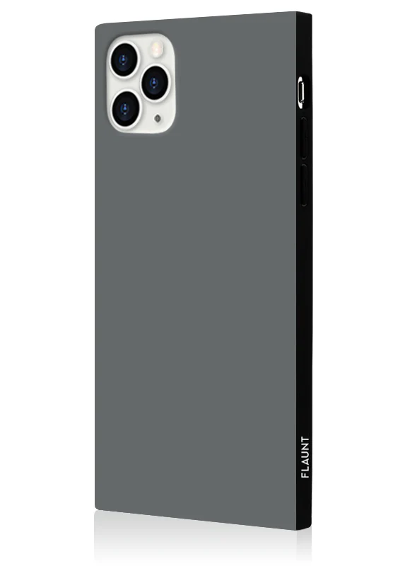 SQUARE® Matte Gray iPhone Case - Image 16