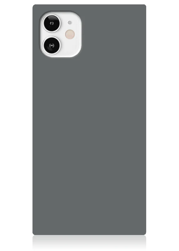 SQUARE® Matte Gray iPhone Case - Image 19