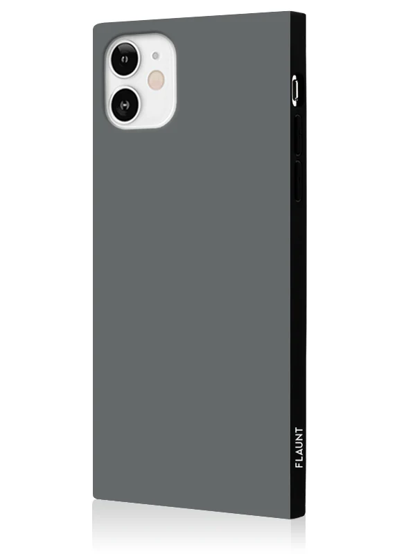 SQUARE® Matte Gray iPhone Case - Image 20
