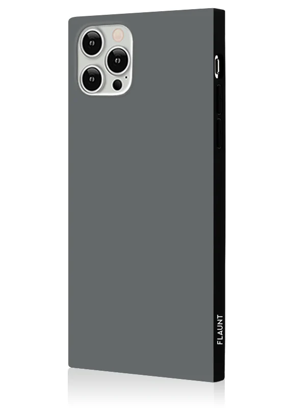 SQUARE® Matte Gray iPhone Case - Image 22