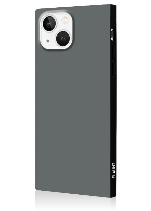 SQUARE® Matte Gray iPhone Case - Image 26