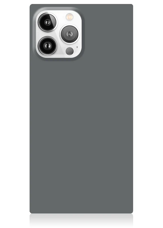 SQUARE® Matte Gray iPhone Case - Image 27