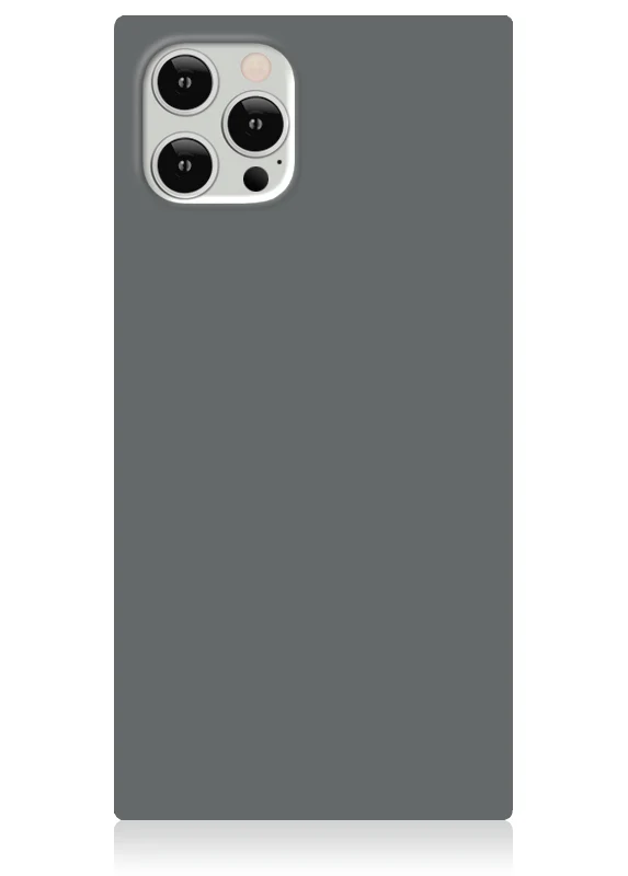 SQUARE® Matte Gray iPhone Case - Image 3