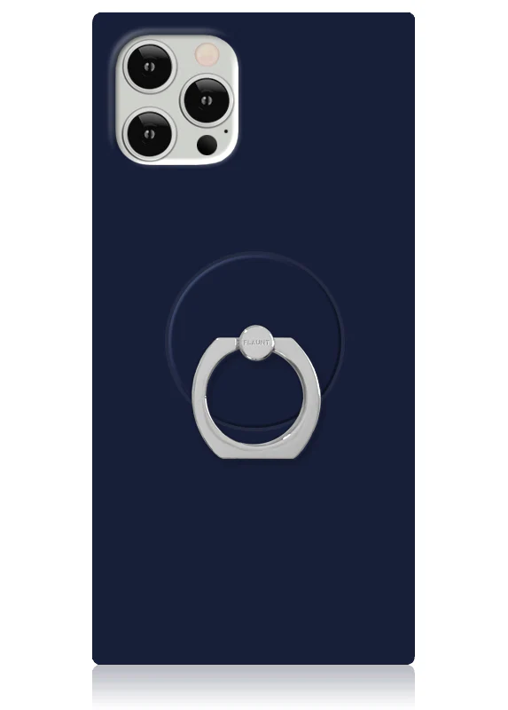 Matte Navy Adhesive Phone Ring Stand - Image 3