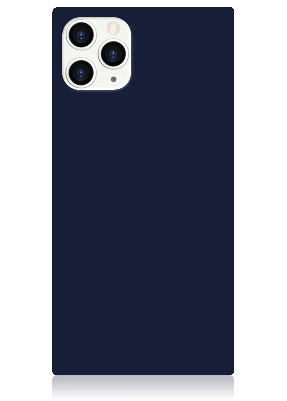 SQUARE® Matte Navy iPhone Case - Image 15