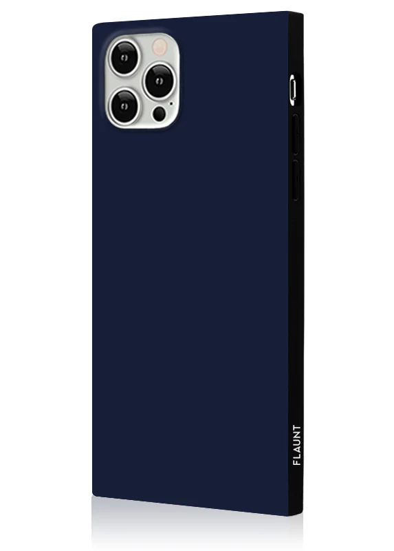SQUARE® Matte Navy iPhone Case - Image 22