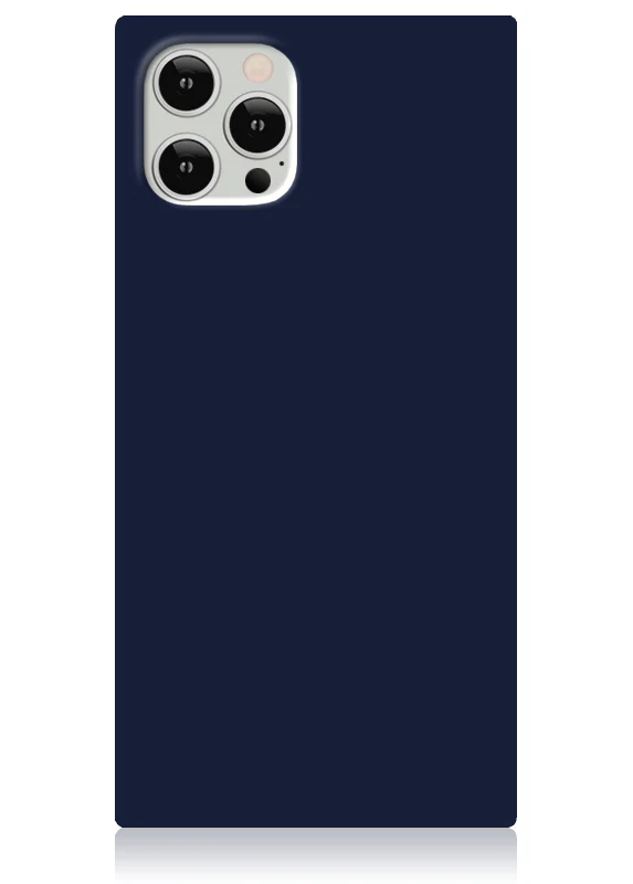 SQUARE® Matte Navy iPhone Case - Image 3