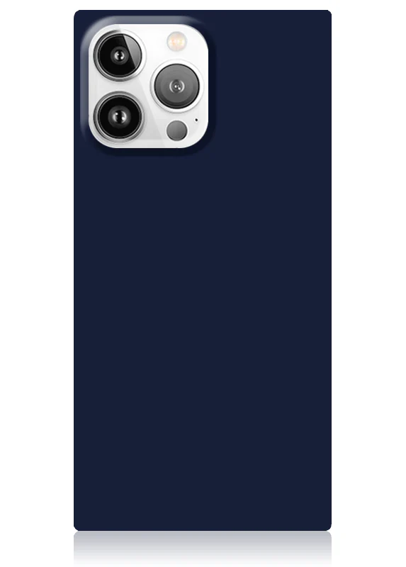 SQUARE® Matte Navy iPhone Case - Image 31
