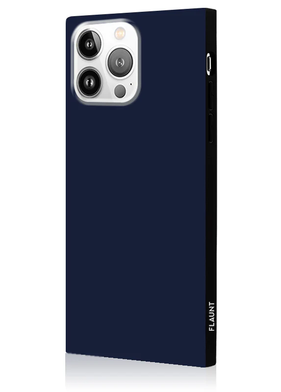 SQUARE® Matte Navy iPhone Case - Image 32