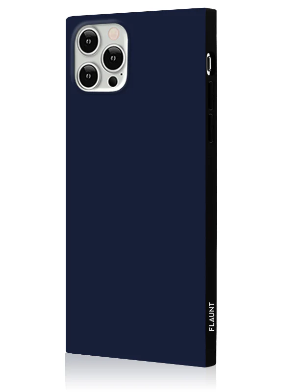 SQUARE® Matte Navy iPhone Case - Image 4