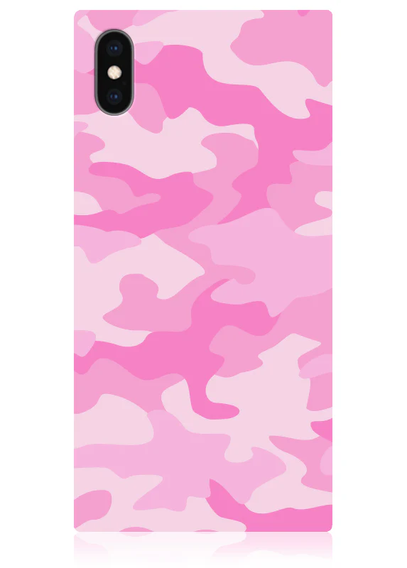 SQUARE® Matte Pink Camo iPhone Case - Image 11