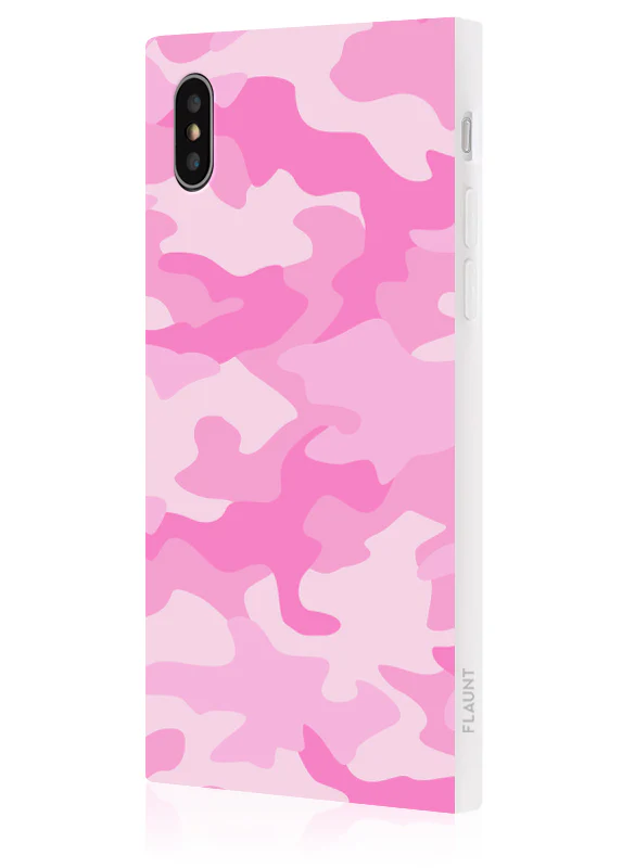 SQUARE® Matte Pink Camo iPhone Case - Image 12