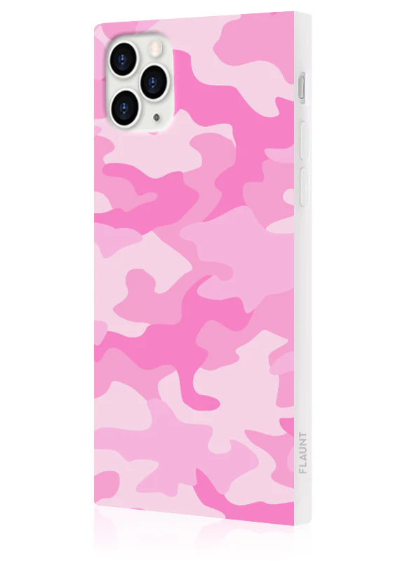SQUARE® Matte Pink Camo iPhone Case - Image 16
