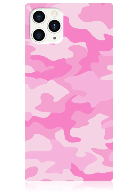 SQUARE® Matte Pink Camo iPhone Case - Image 17