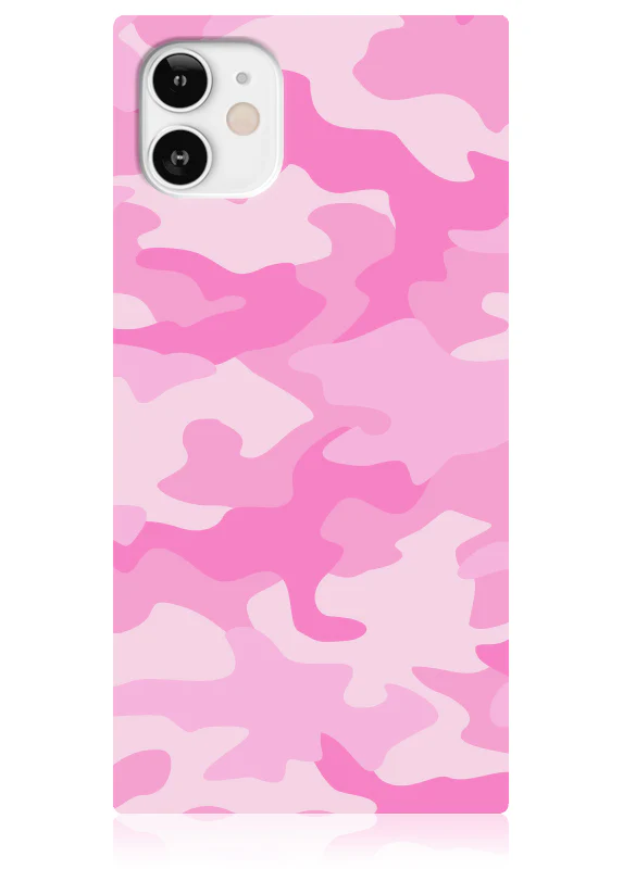 SQUARE® Matte Pink Camo iPhone Case - Image 19