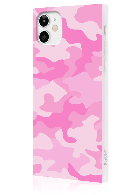 SQUARE® Matte Pink Camo iPhone Case - Image 20
