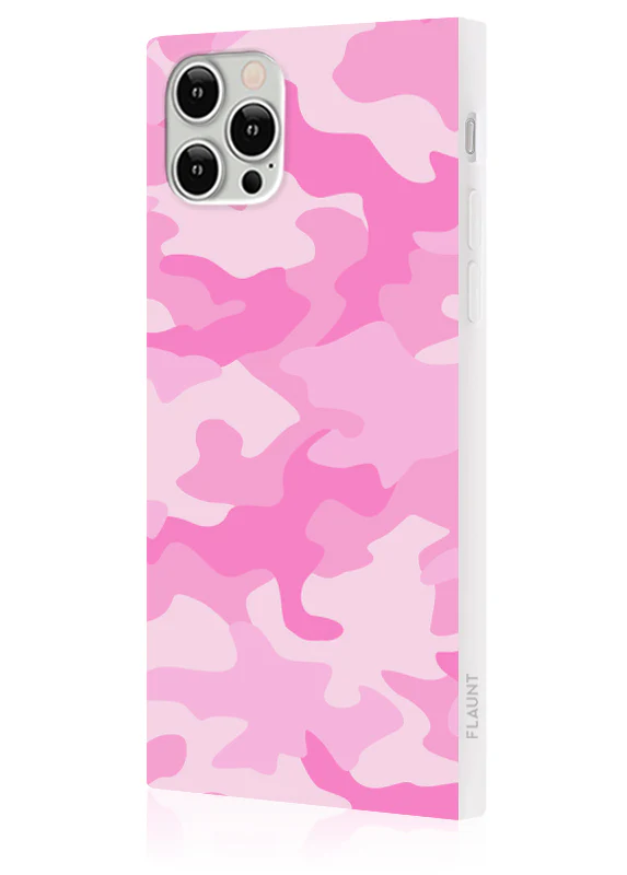 SQUARE® Matte Pink Camo iPhone Case - Image 22