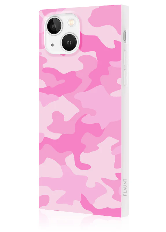 SQUARE® Matte Pink Camo iPhone Case - Image 24
