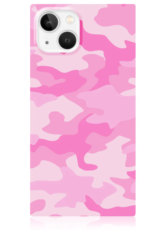 SQUARE® Matte Pink Camo iPhone Case - Image 25