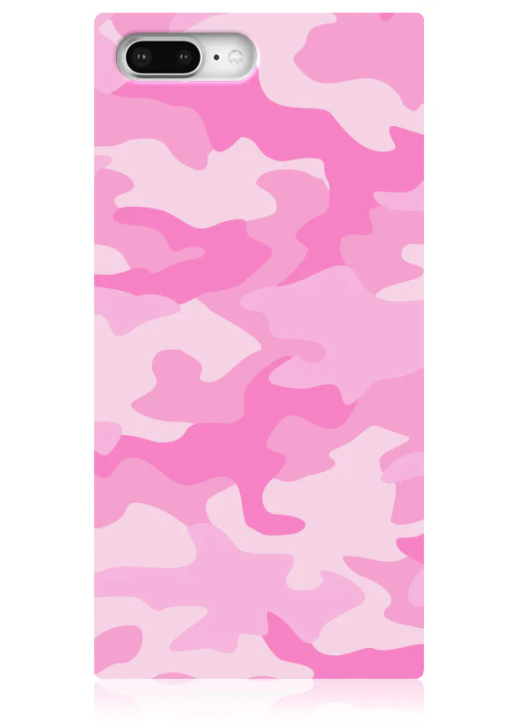 SQUARE® Matte Pink Camo iPhone Case - Image 5