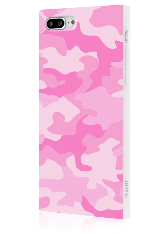 SQUARE® Matte Pink Camo iPhone Case - Image 6