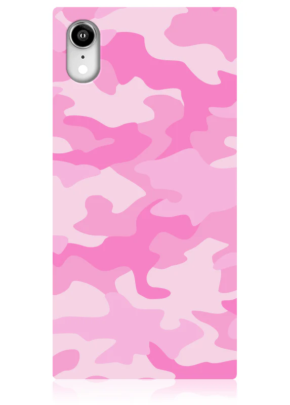 SQUARE® Matte Pink Camo iPhone Case - Image 7