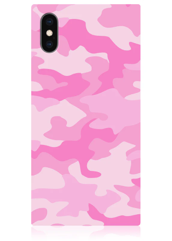 SQUARE® Matte Pink Camo iPhone Case - Image 9