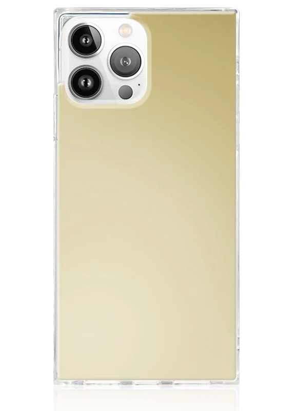 SQUARE® Metallic Gold Mirror iPhone Case - Image 15