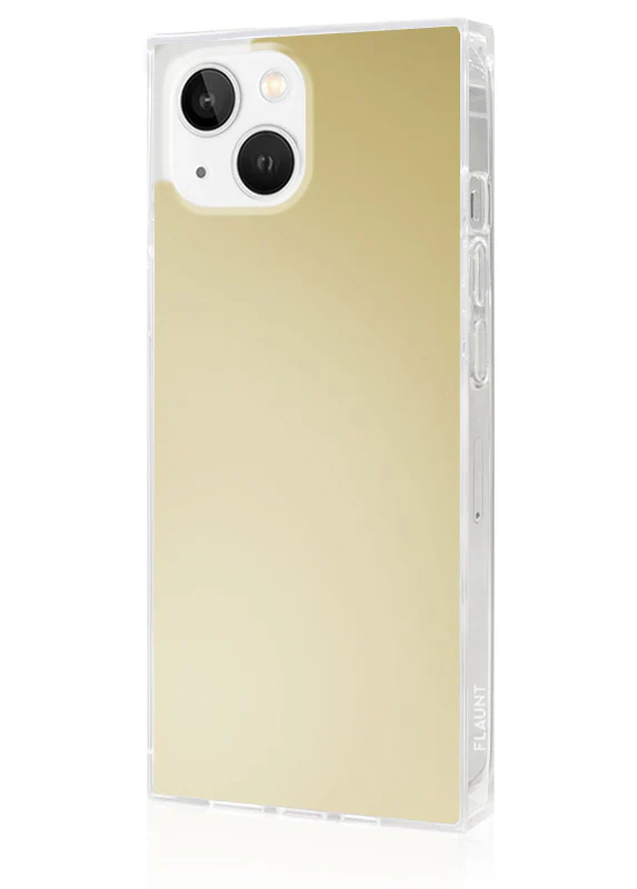 SQUARE® Metallic Gold Mirror iPhone Case - Image 20