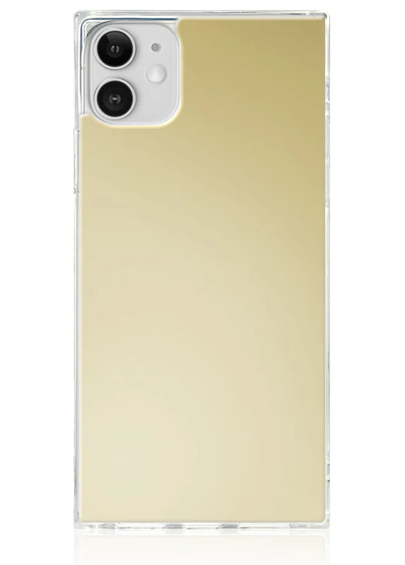 SQUARE® Metallic Gold Mirror iPhone Case - Image 5