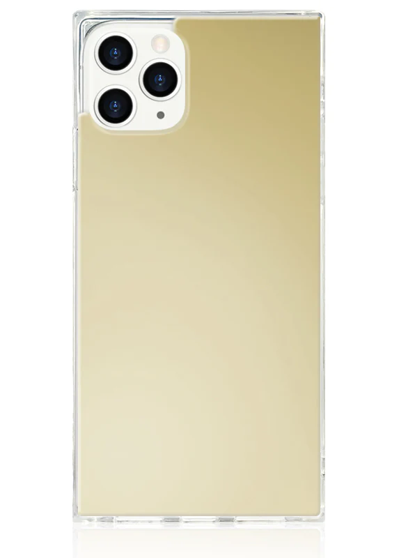 SQUARE® Metallic Gold Mirror iPhone Case - Image 7
