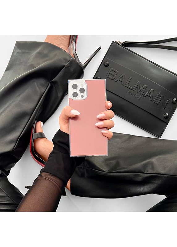 SQUARE® Metallic Rose Mirror iPhone Case - Image 28