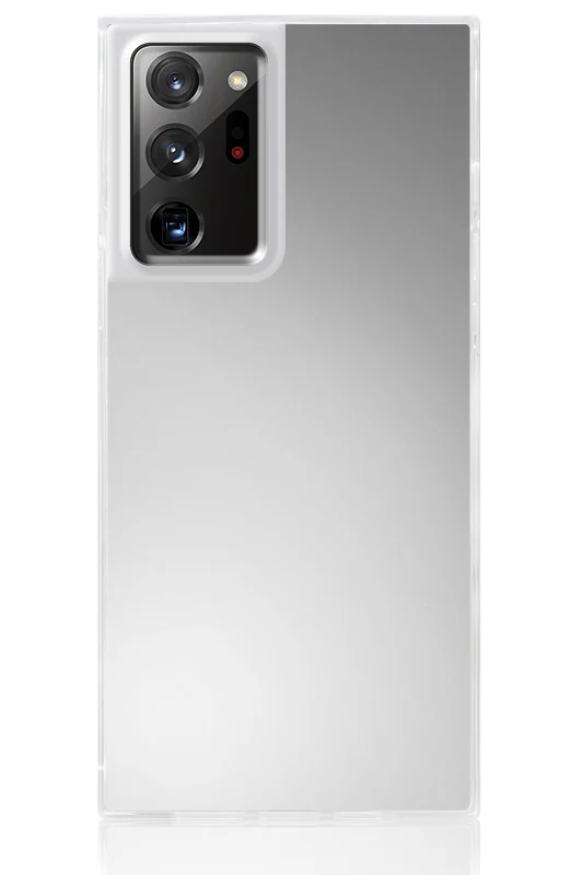 SQUARE® Metallic Silver Mirror Galaxy Case