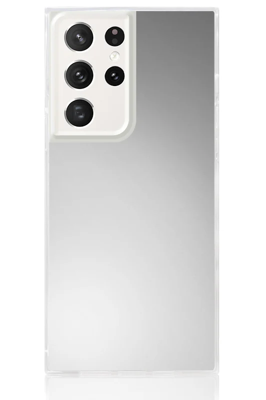 SQUARE® Metallic Silver Mirror Galaxy Case - Image 23