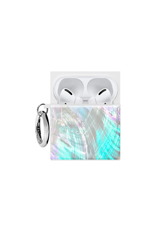 SQUARE® Mother of Pearl AirPods Case - Image 17
