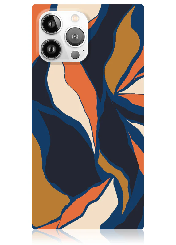 SQUARE® Navy Blossom iPhone Case - Image 13