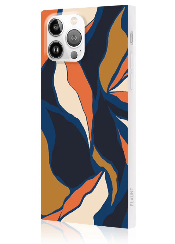 SQUARE® Navy Blossom iPhone Case - Image 14