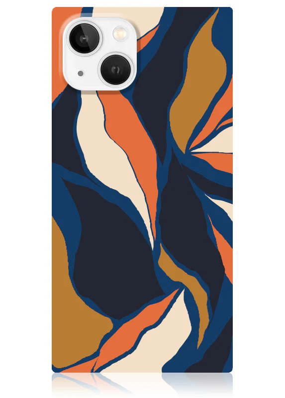 SQUARE® Navy Blossom iPhone Case - Image 17