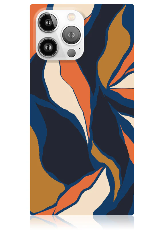 SQUARE® Navy Blossom iPhone Case - Image 21